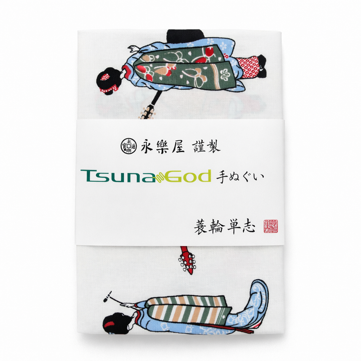 TsunaGod オリジナル商品　永楽屋細辻伊兵衛商店 ×蓑輪単志 × ONLYLOVERADIO 「MINOWA TENUGUI ～KYOROCK BAND～」