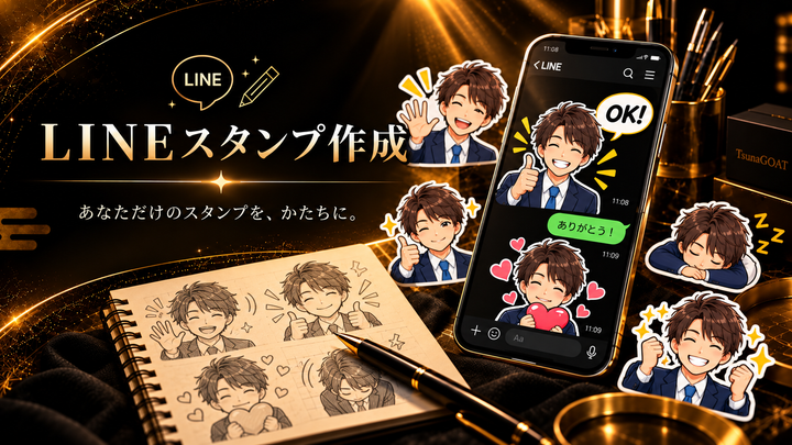 オリジナルLINEスタンプ     制作