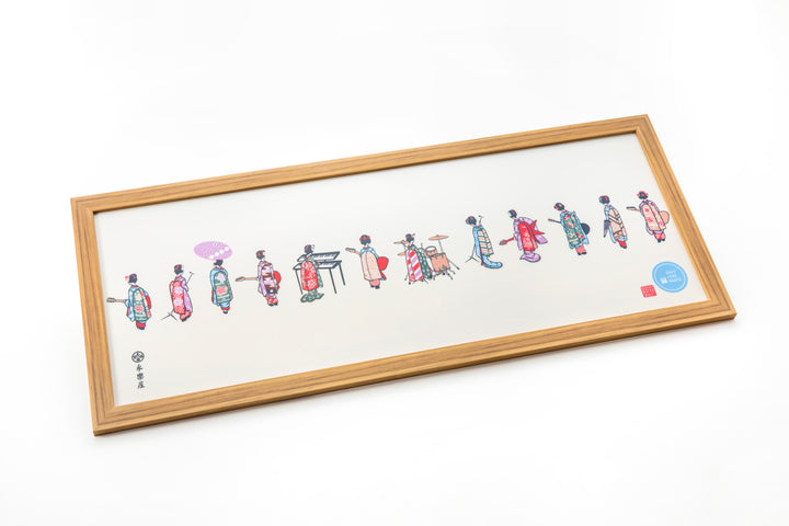 TsunaGod オリジナル商品　永楽屋細辻伊兵衛商店 ×蓑輪単志 × ONLYLOVERADIO 「MINOWA TENUGUI ～KYOROCK BAND～」