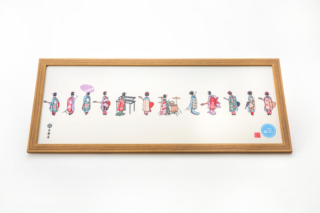 TsunaGod オリジナル商品　永楽屋細辻伊兵衛商店 ×蓑輪単志 × ONLYLOVERADIO 「MINOWA TENUGUI ～KYOROCK BAND～」